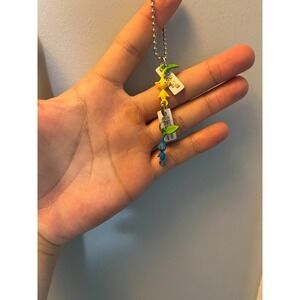 Takara Tomy Pikmin Mini Keychains Yellow Blue 2x